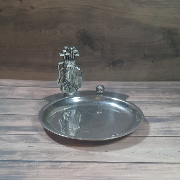 Other - Silver Golf Themed Coin Tray